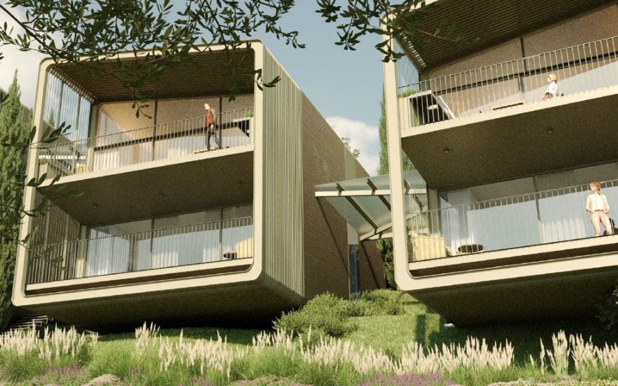 Bild - Residence Costermano sul Garda – Neubau – Wohnung mit Loggia und Garten