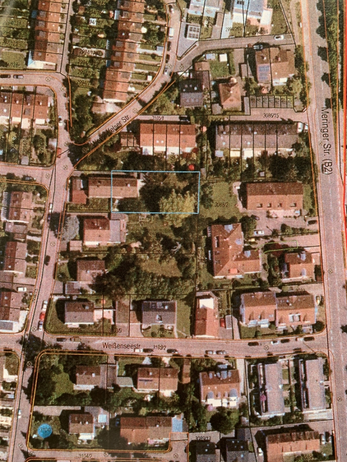 Werdenfelser Luftaufnahme 1 - KNIPFER`S IMMOBILIENSCHÄTZE – Baugrundstück für 7 RH oder MFH mit ca. 1.000 m² Wohnfläche