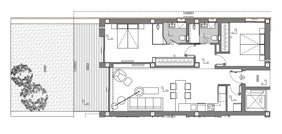 Grundriss PG031 - Luxus Wohnung in Benitachell Costa Blanca zum Kauf