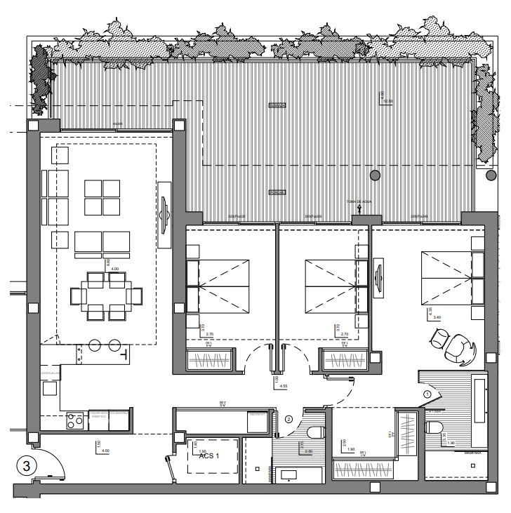 Grundriss DBC03 - Exklusive Golf Suites La Sella Denia zum Kauf