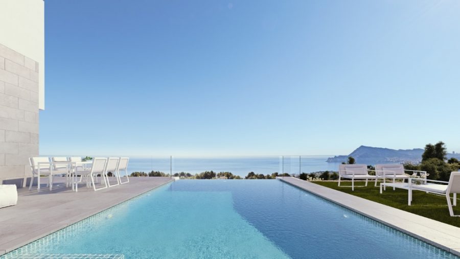 COSTA BLANCA – LUXUSVILLA SENZA mit Infinity-Pool und Meerblick zum Kauf!, 03590 Altea (Spanien), Einfamilienhaus