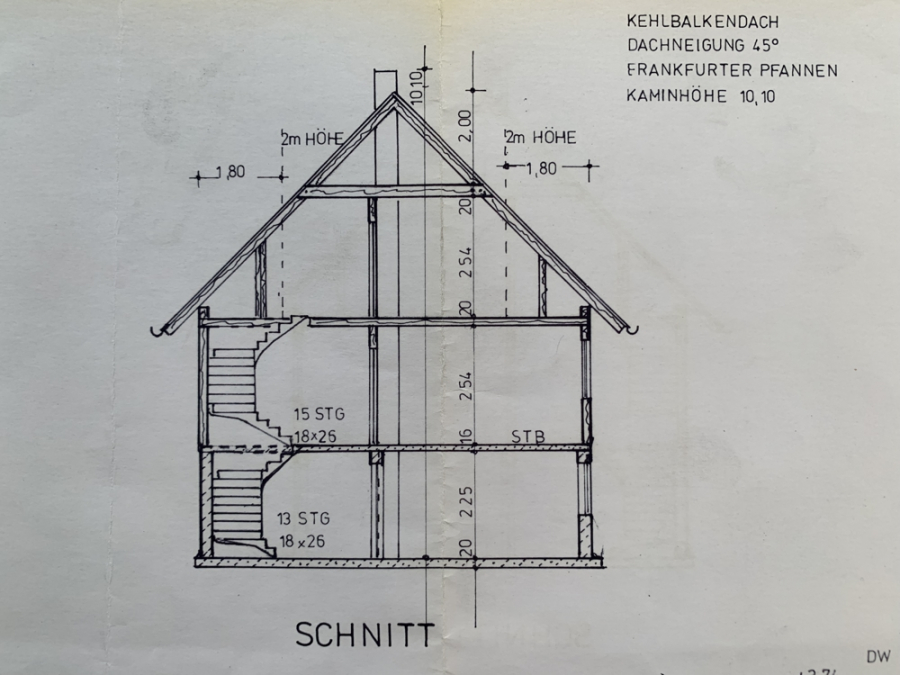 Schnitt - KNIPFER`S IMMOBILIENSCHÄTZE – Großzügiges EFH mit Einliegerwohnung, Doppelgarage und tollem Garten