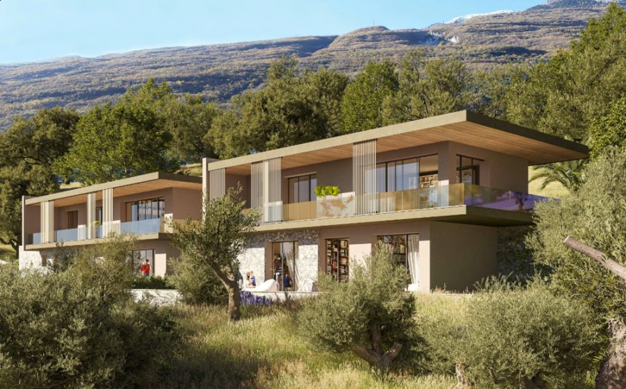 Bild - LUXUS-RESIDENZ MIT SEEBLICK IN BRENZONE – Verkaufsstart – 10 Wohnungen und 2 Villen