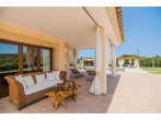 Terrasse - MALLORCA BROKER – Villa mit Tourismuslizenz in Alcudia Bonaire zum Kauf