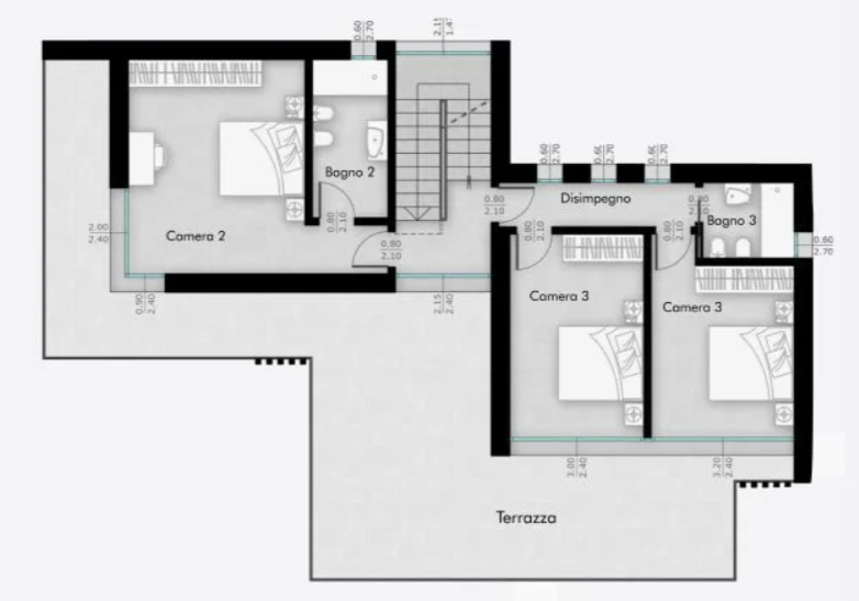 Villa C - Neubau – Moderne Villa mit Pool und Seeblick nähe Bardolino zum Kauf