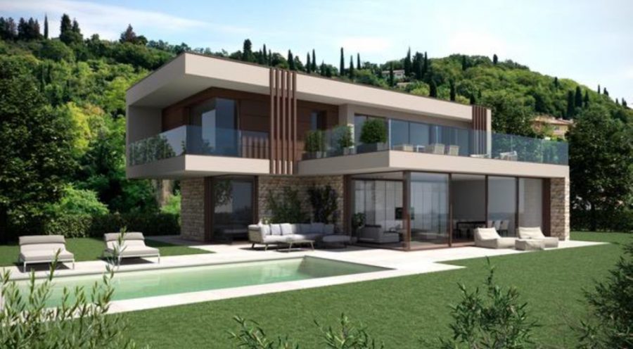 Neubau – Moderne Villa mit Pool und Seeblick nähe Bardolino zum Kauf, 37010 Cavaion Veronese (Italien), Villa