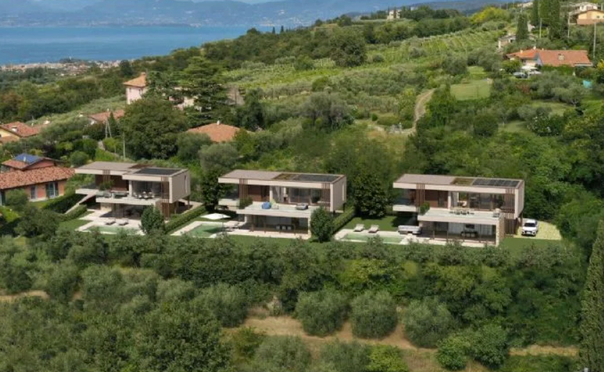Animation - Neubau – Moderne Villa mit Pool und Seeblick nähe Bardolino zum Kauf