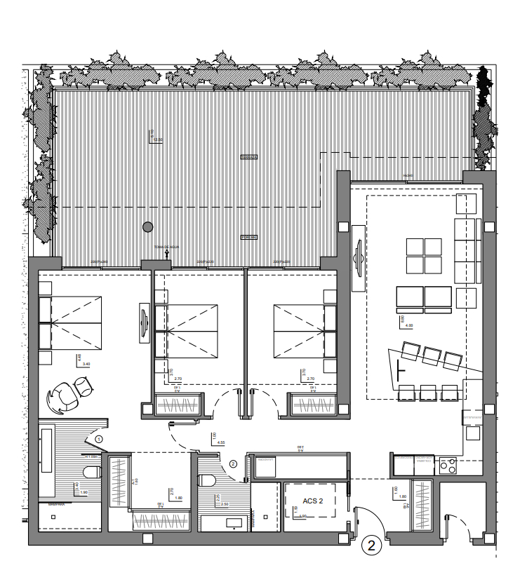 Grundriss DBC02 - KNIPFER IMMOBILIEN – Exklusive Golf Suites La Sella