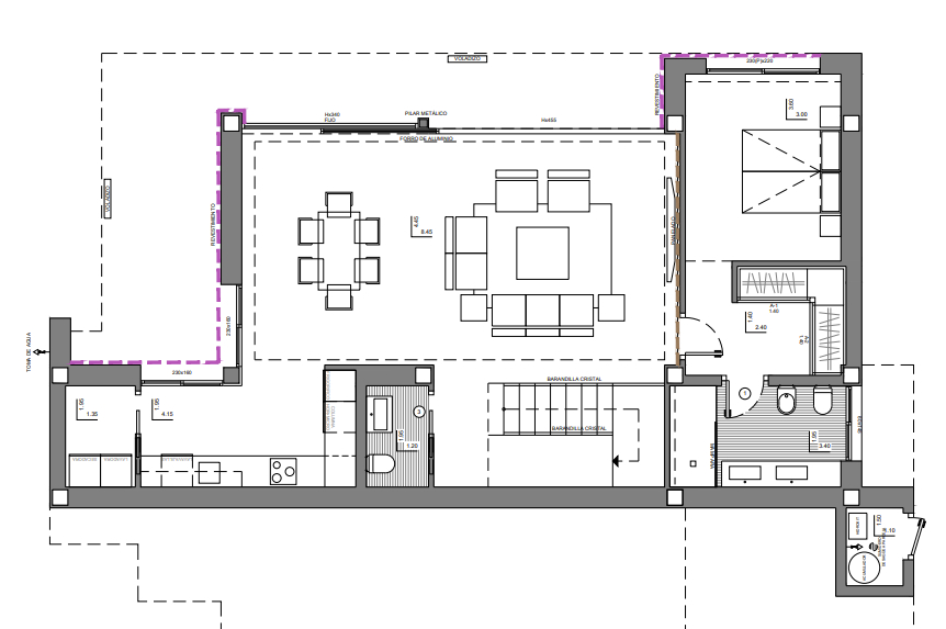Grundriss AJ142 - Villa an der Costa Blanca Benitachell zum Kauf