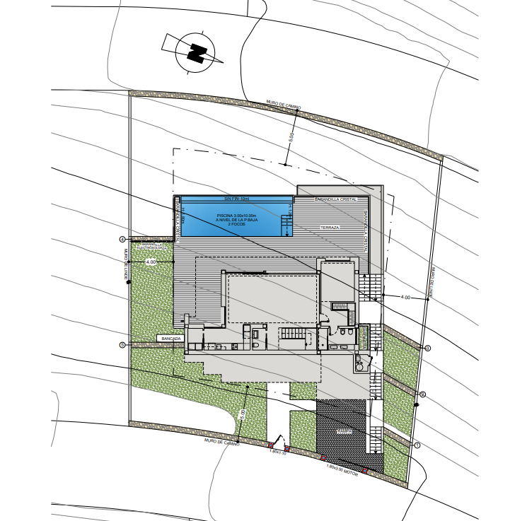 Grundriss AJ142 - Villa an der Costa Blanca Benitachell zum Kauf