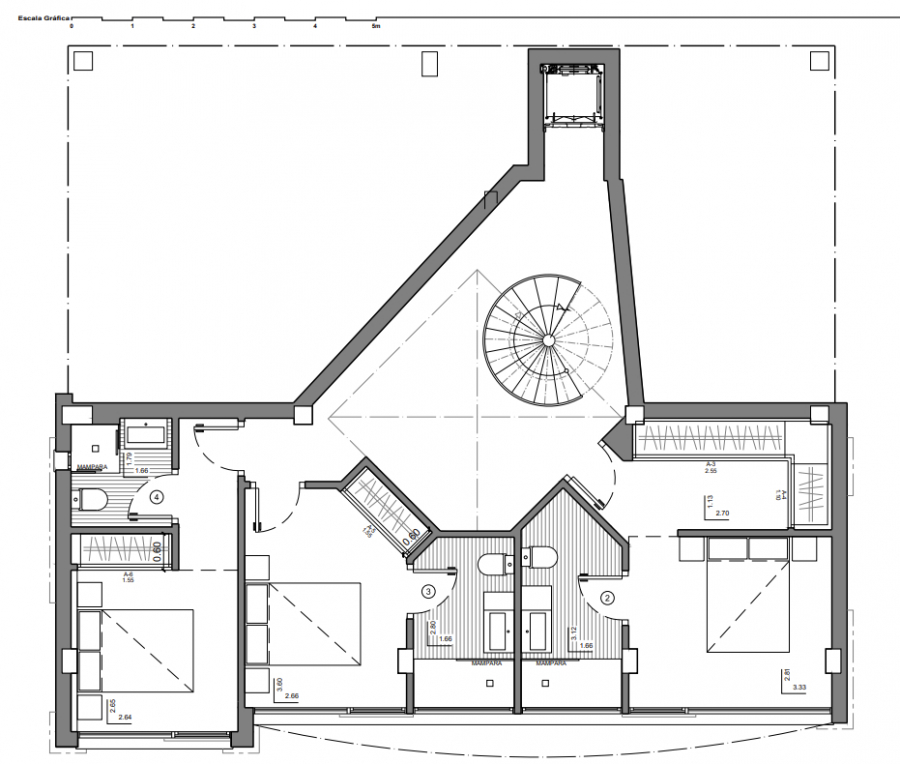 Grundriss untere Etage - KNIPFER IMMOBILIEN – Luxuriöse Villa mit Pool und Meerblick in Altea zum Kauf