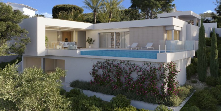 Bild - KNIPFER IMMOBILIEN – Moderne Villa mit Pool und Meerblick an der Costa del Sol