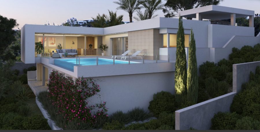Bild - KNIPFER IMMOBILIEN – Moderne Villa mit Pool und Meerblick an der Costa del Sol