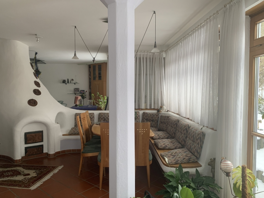 Essbereich Wintergarten - KNIPFER`S IMMOBILIENSCHÄTZE – TOP- Lage – DHH mit Anbau für Büro/Einliegerwohnung u. Außen-Whirlpool