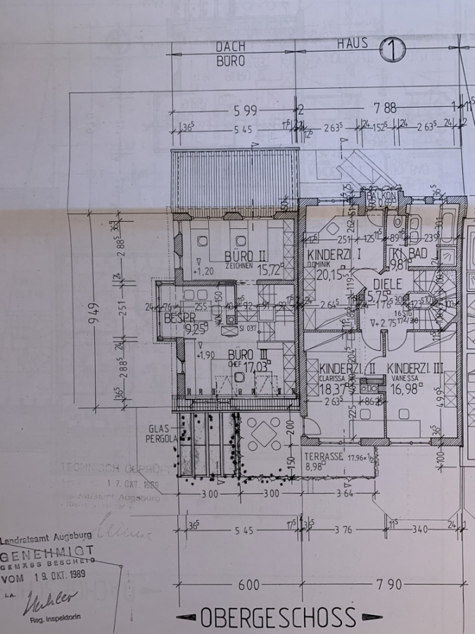 Grundriss OG - KNIPFER`S IMMOBILIENSCHÄTZE – TOP- Lage – DHH mit Anbau für Büro/Einliegerwohnung u. Außen-Whirlpool