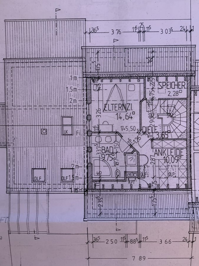 Grundriss DG - KNIPFER`S IMMOBILIENSCHÄTZE – TOP- Lage – DHH mit Anbau für Büro/Einliegerwohnung u. Außen-Whirlpool