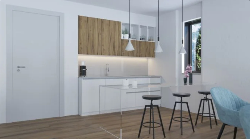 Bild - Neubauwohnung mit Seeblick in Garda – Gemeinschaftspool und Garage