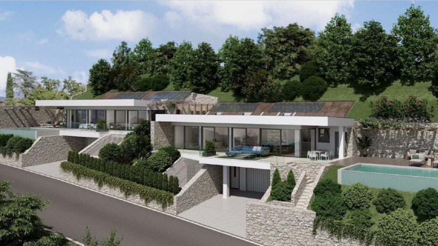 Bild - Costermano – Neubauprojekt – Luxuriöse Villa mit Infinitypool und Seeblick zum Kauf