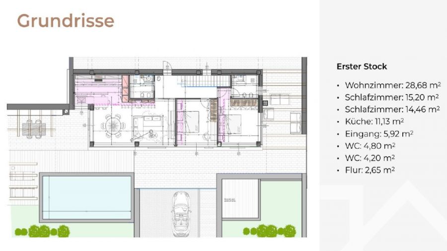 Bild - Costermano – Neubauprojekt – Luxuriöse Villa mit Infinitypool und Seeblick zum Kauf