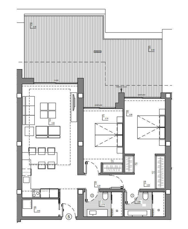 Grundriss Wohnung DBG02 - Golf Suites La Sella Alicante kaufen