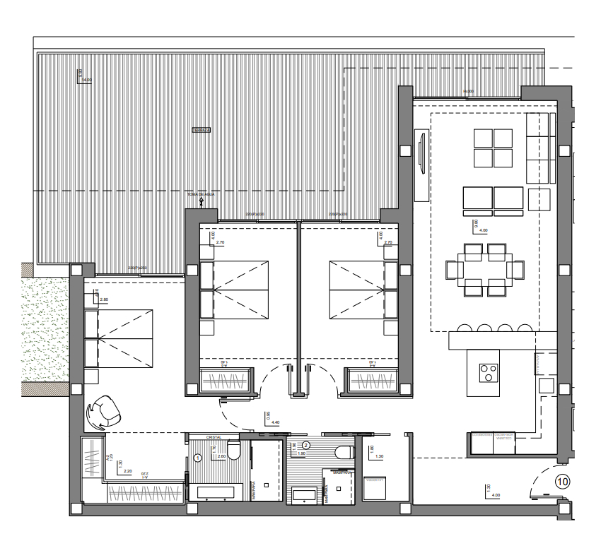 Grundriss DBG10 - Exklusive Golf Suites La Sella Costa Blanca kaufen